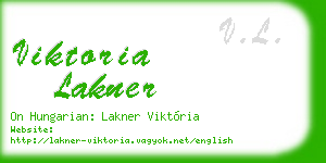 viktoria lakner business card